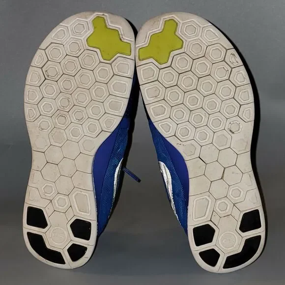 Nike Free 5.0 Youth Size 4Y Women's Sz 5.5 Blue/Black Running Shoes(725104-400) - Picture 10 of 11